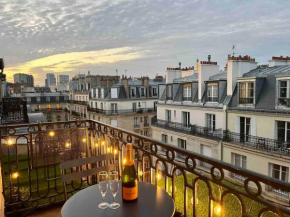 Appartement de charme, terrasse et vue Tour Eiffel